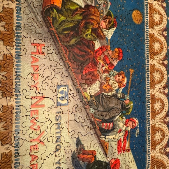 Liberty Puzzles - new year’s toboggan - Picture 7 of 7